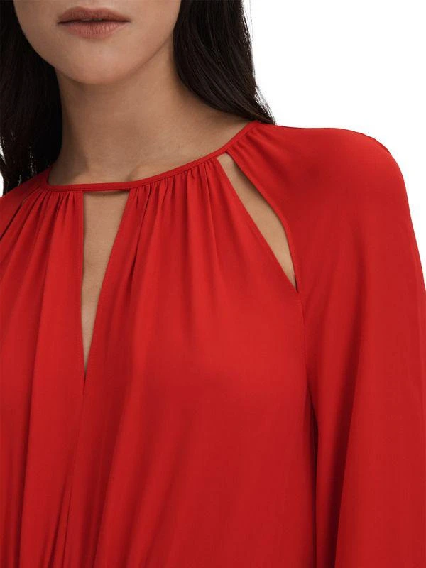 REISS Luella Two-Tone Jersey Midi-Dress 4