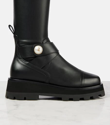 Jimmy Choo Meena leather over-the-knee boots 5