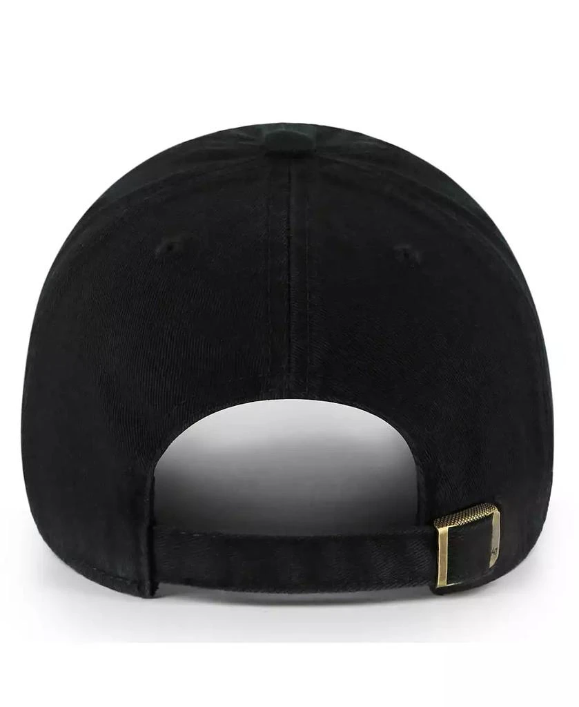 47 Brand Men's Black Cincinnati Reds 2023 City Connect Clean Up Adjustable Hat 4