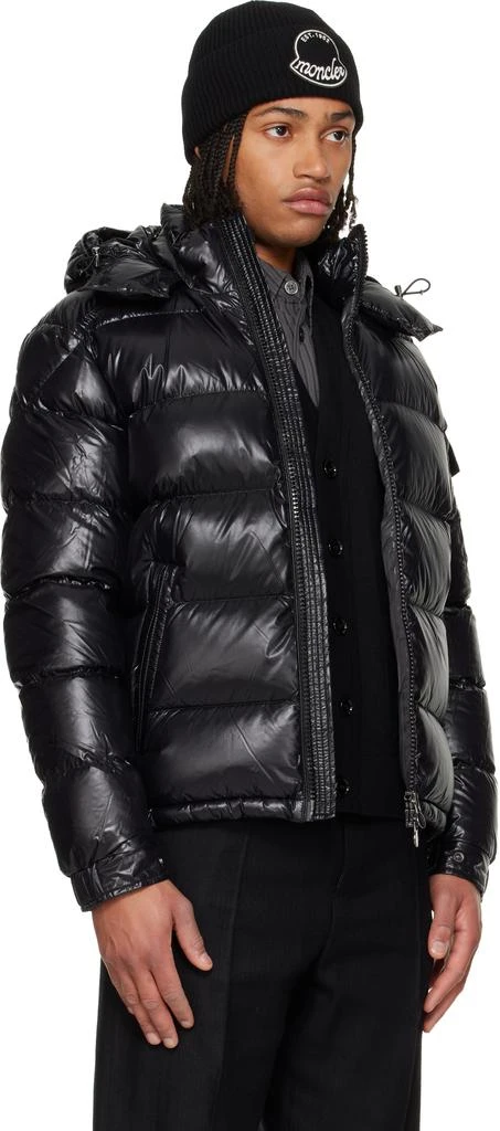 Moncler Black Maya Hooded Short Down Jacket 2