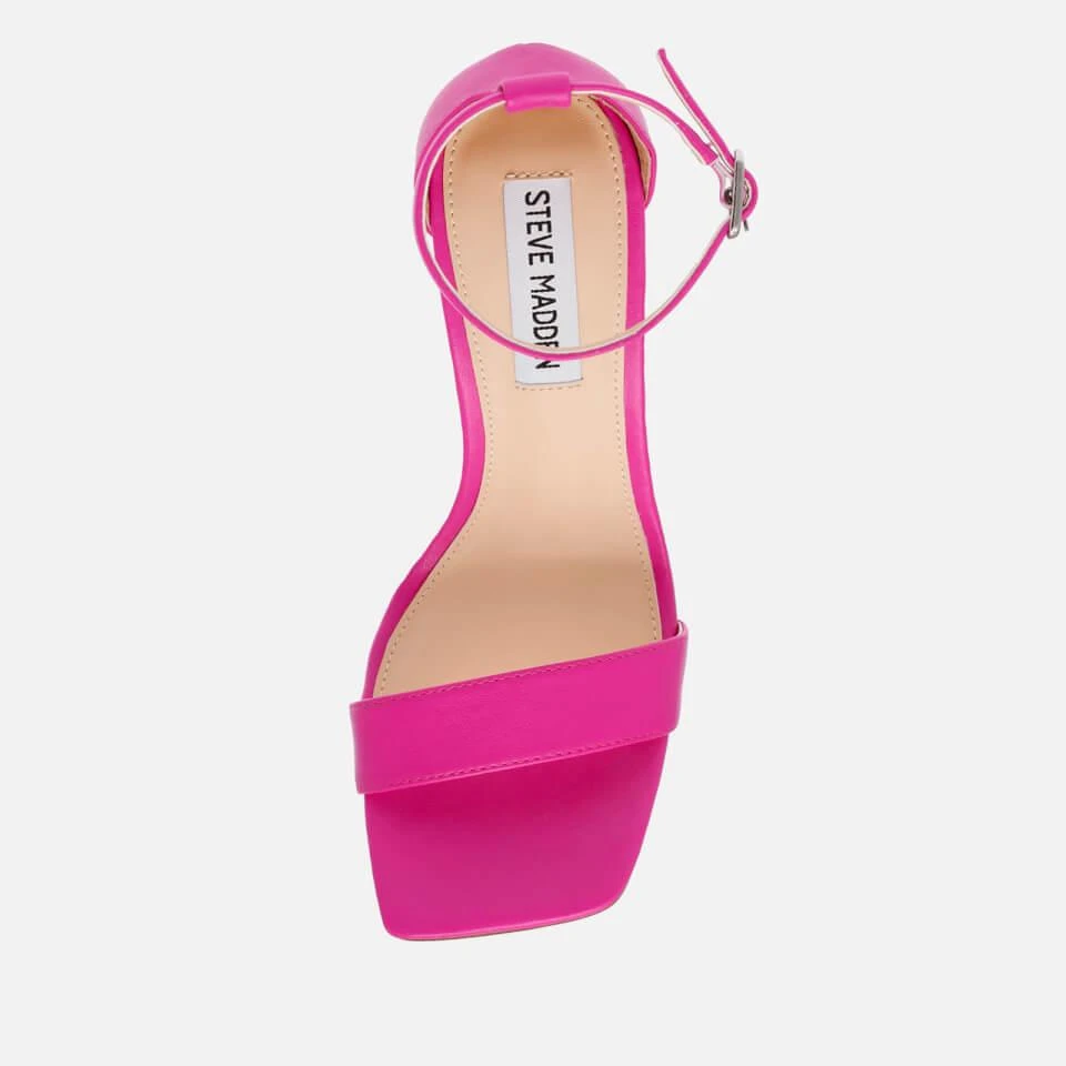 Steve Madden STEVE MADDEN AIRY LEATHER HEELED SANDALS 6