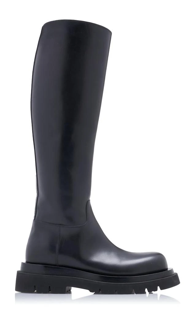Bottega Veneta Bottega Veneta - Lug-Sole Leather Knee Boots - Black - IT 36 - Moda Operandi 1