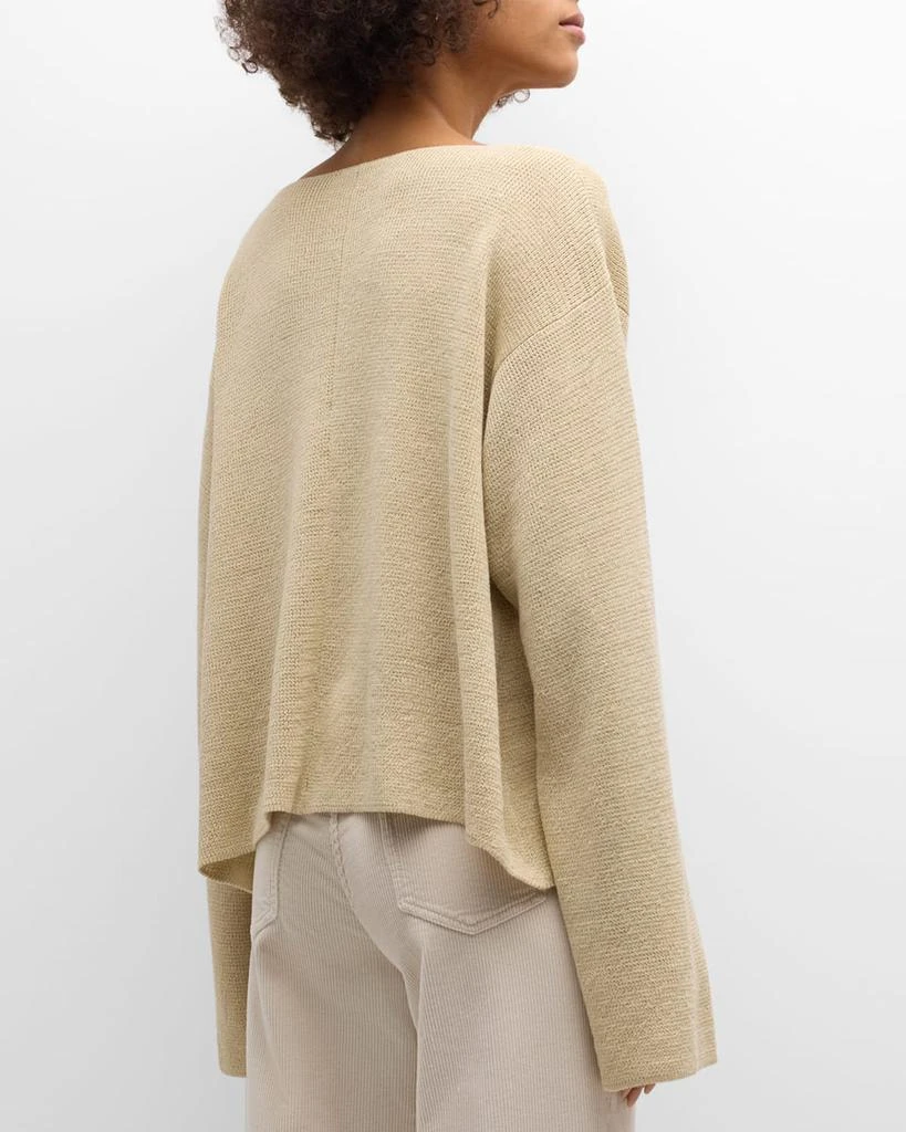 The Row Flo Linen Knit Sweater 6