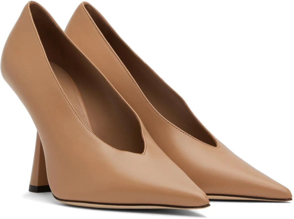 Jimmy Choo Beige Maryanne 100 Heels 4