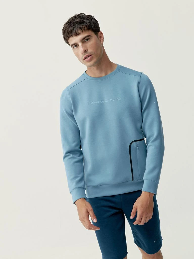 预计3周后发货 Born Living Yoga Sweat-Shirt Yangtse - Citadelle Bleue - Homme 1