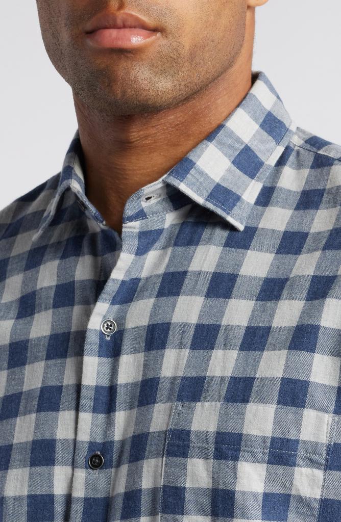 Peter Millar Delta Plaid Button-Up Shirt