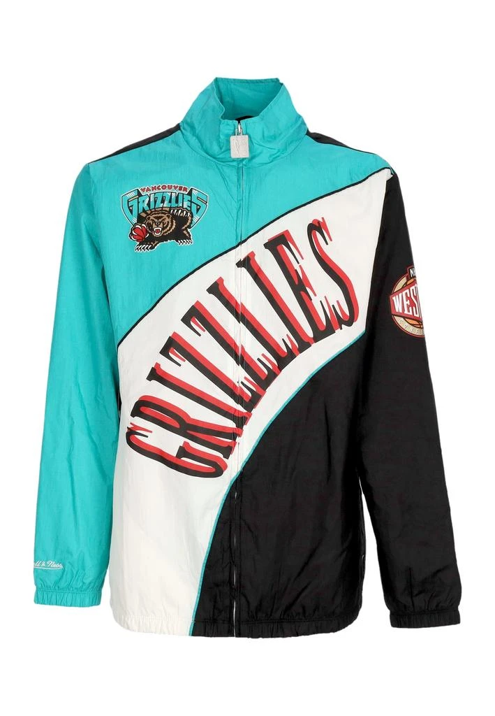 Mitchell Ness Men's Nba Arched Retro Lined Windbreaker Vangri Multi/white Windbreaker Jacket 1