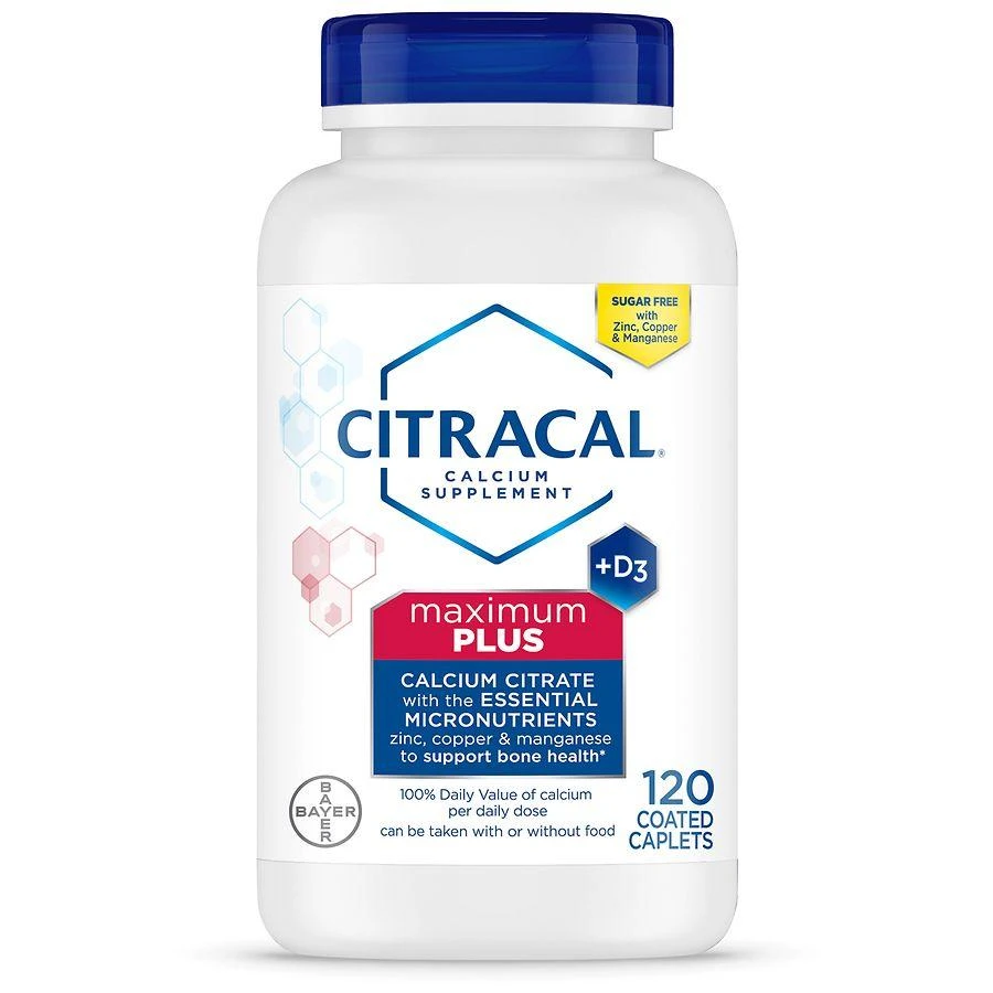Citracal Maximum Plus Calcium Supplement + D3 Coated Caplets 1