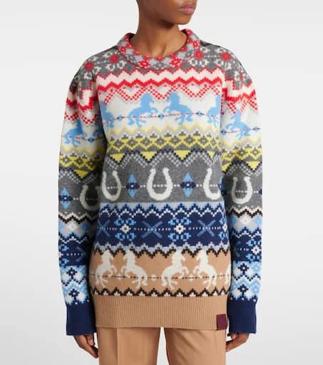 Stella McCartney Fair Isle intarsia wool sweater 4