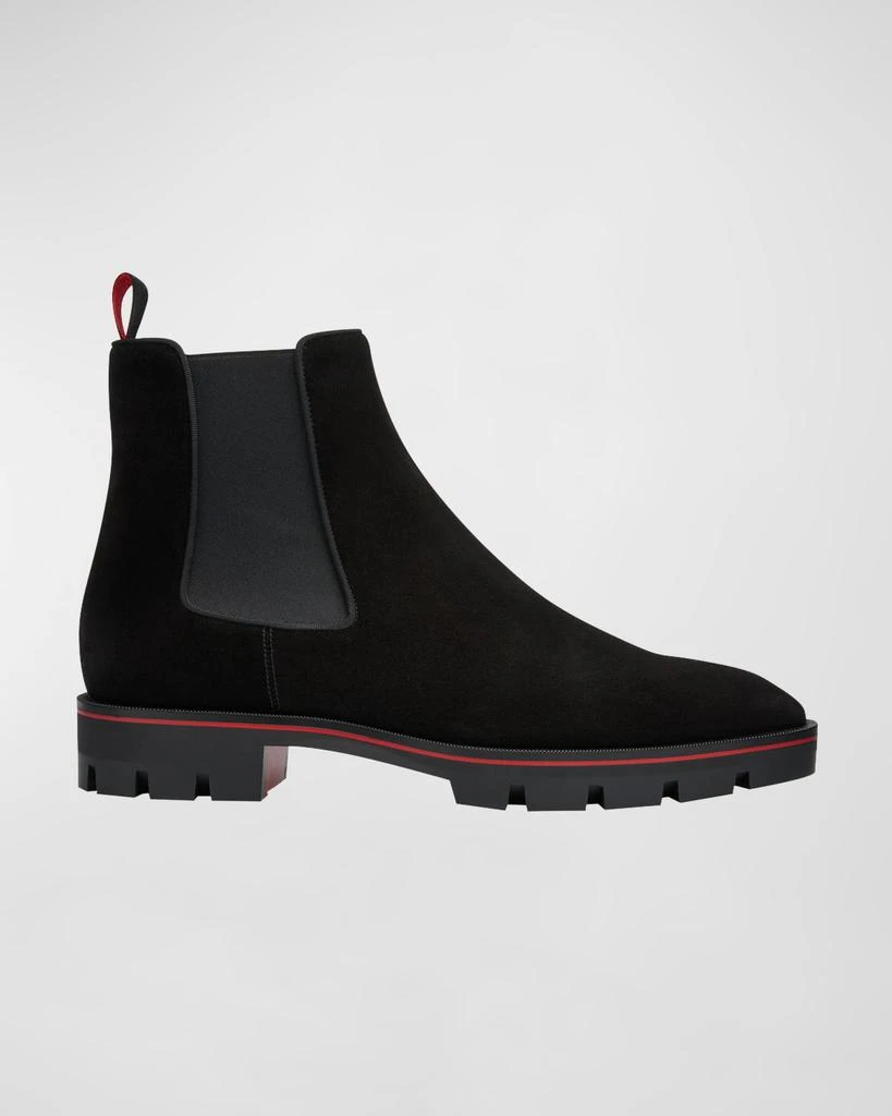 Christian Louboutin Men's Alpinosol Lug Sole Chelsea Boots 1