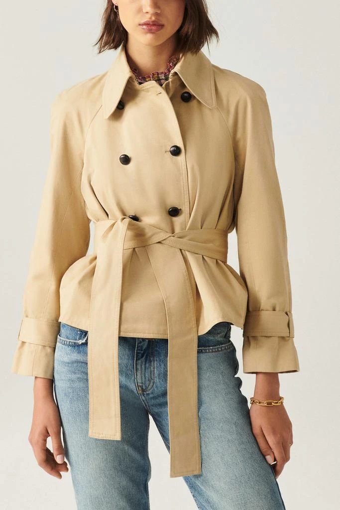 ba&sh Trench Baila - Beige - Femme 5
