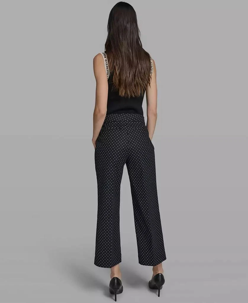 Karl Lagerfeld Paris Petite Flap Pocket Ankle Pants 5