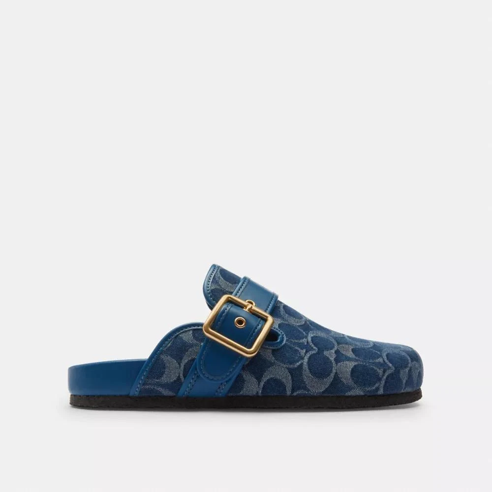 Coach Ashton Clog In Signature Denim 1