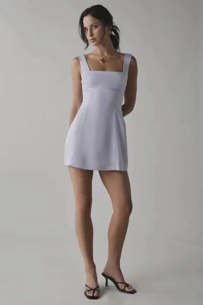 Urban Outfitters UO Bri Double Bow Sleek Satin Mini Dress 3