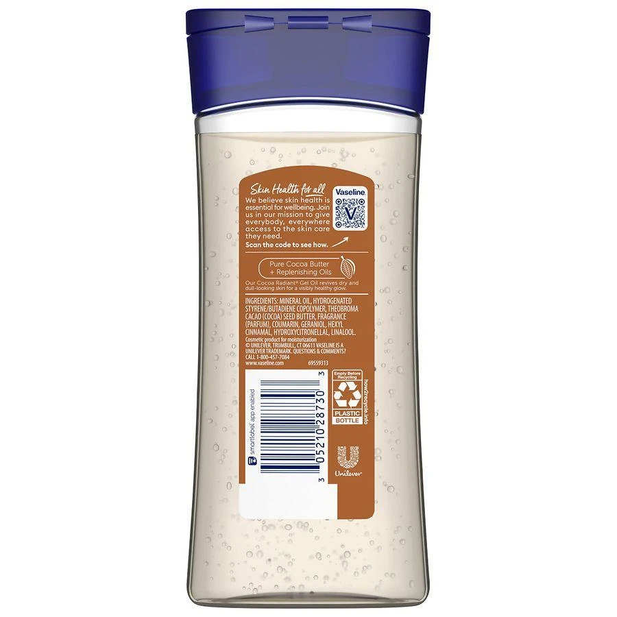 Vaseline Body Gel Oil, Cocoa Radiant for Glowing Skin Cocoa Radiant 2