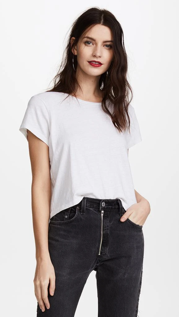Re/Done 1950's Boxy Crop Tee 1