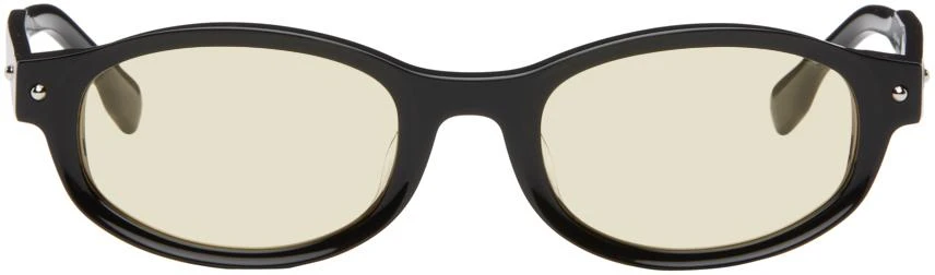 BONNIE CLYDE SSENSE Exclusive Black Rollercoaster Sunglasses 1