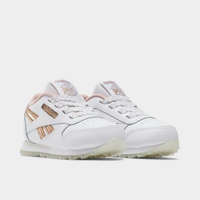 Reebok Girls' Toddler Reebok Classic Leather Casual Shoes 3