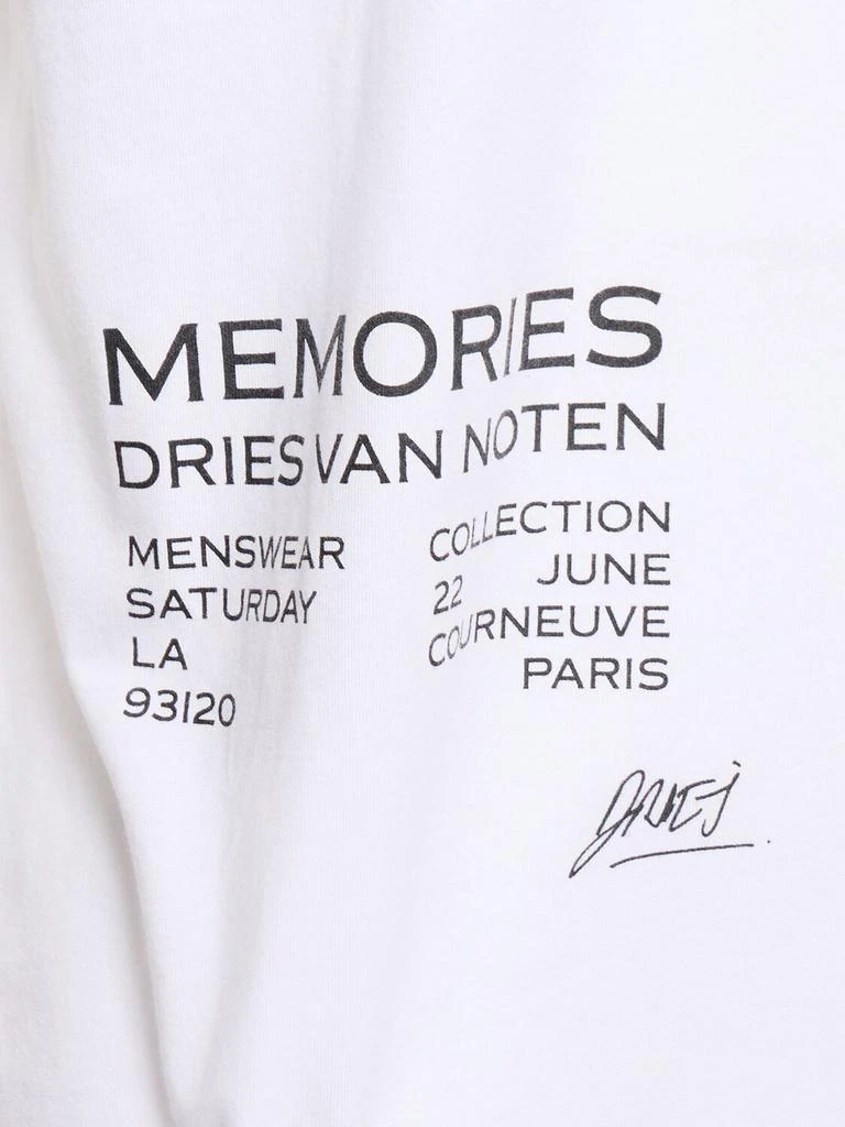 DRIES VAN NOTEN Heercotton Jersey T-shirt 4