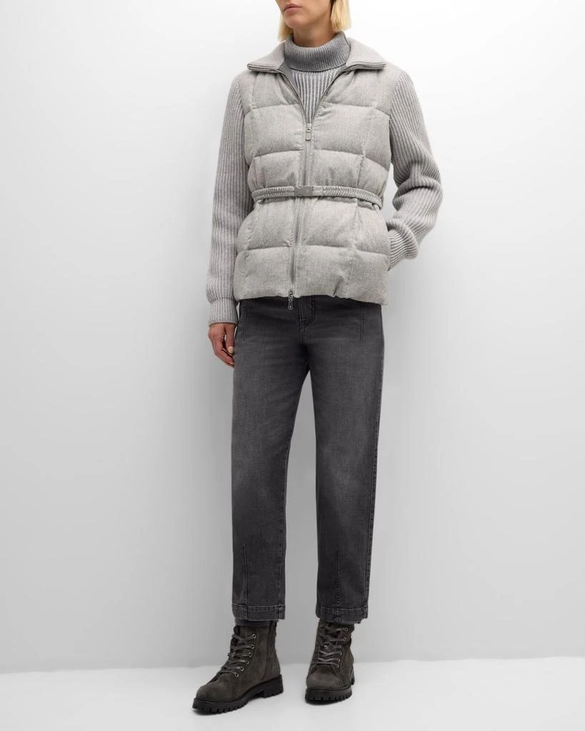 ELEVENTY Padded Stand-Collar Jacket 3