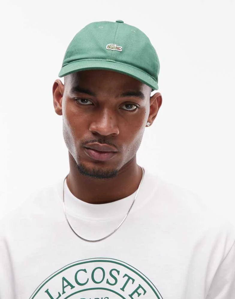 Lacoste Lacoste Unisex baseball cap in green 3