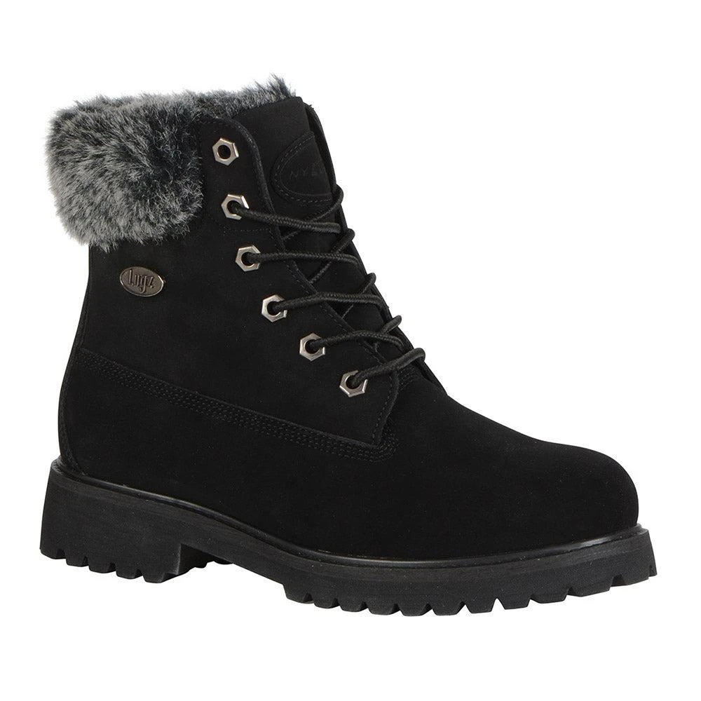 Lugz Convoy Faux Fur Round Toe Lace Up Boots 2