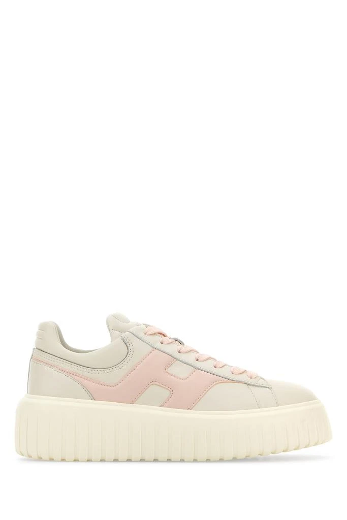 hogan Two-tone nappa leather H-Stripes sneakers 1