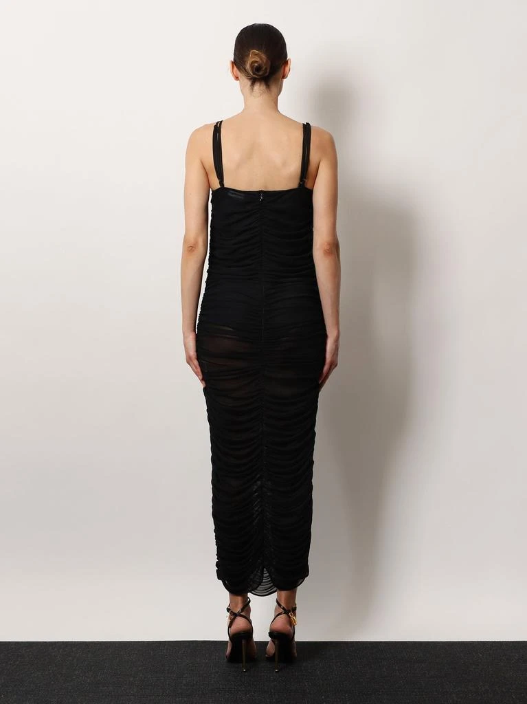 ACTUALEE Nylon draped dress 3