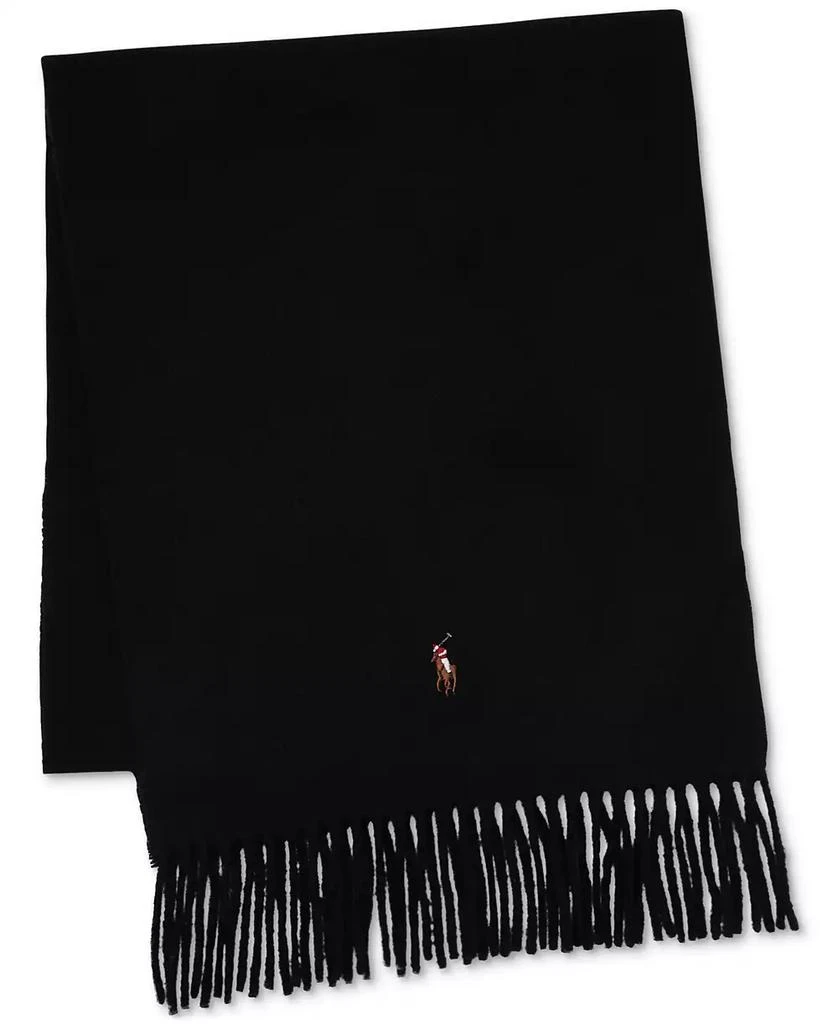 Ralph Lauren Men's Signature Italian Virgin Wool Scarf 1