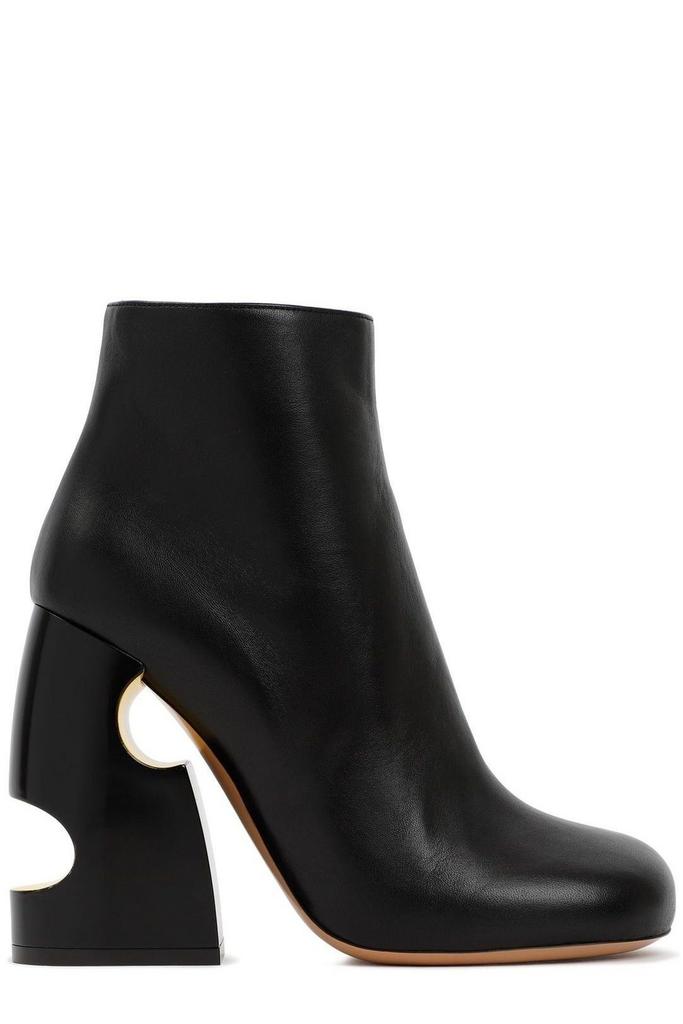 ショートブーツ・ブーティ OFF WHITE POP BULKY NAPPA ANKLE BOOT Off-White Black Pop Bulky Nappa Ankle Boot - Boots - Free