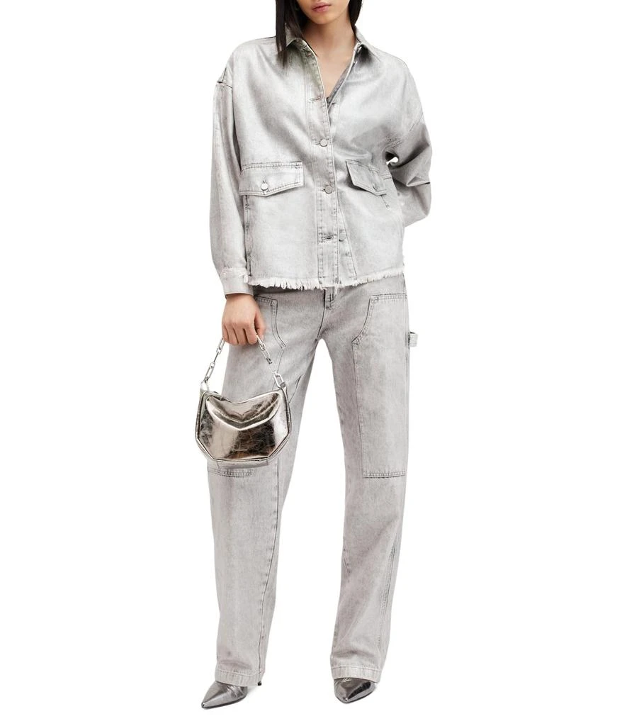 ALL SAINTS Hettie Denim Shacket 5