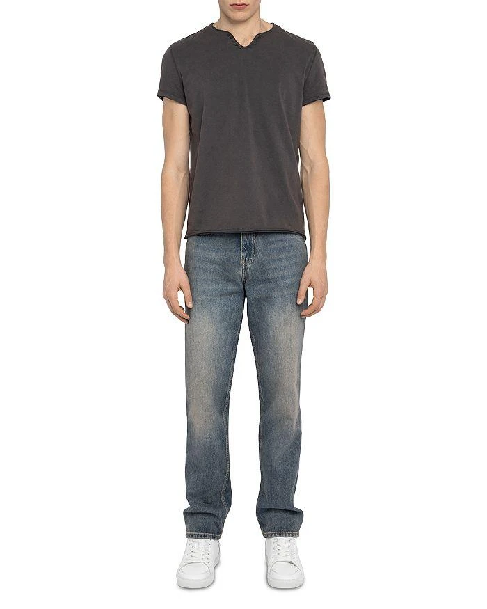 ZADIG 
VOLTAIRE Monastir Split Collar Graphic Tee 2