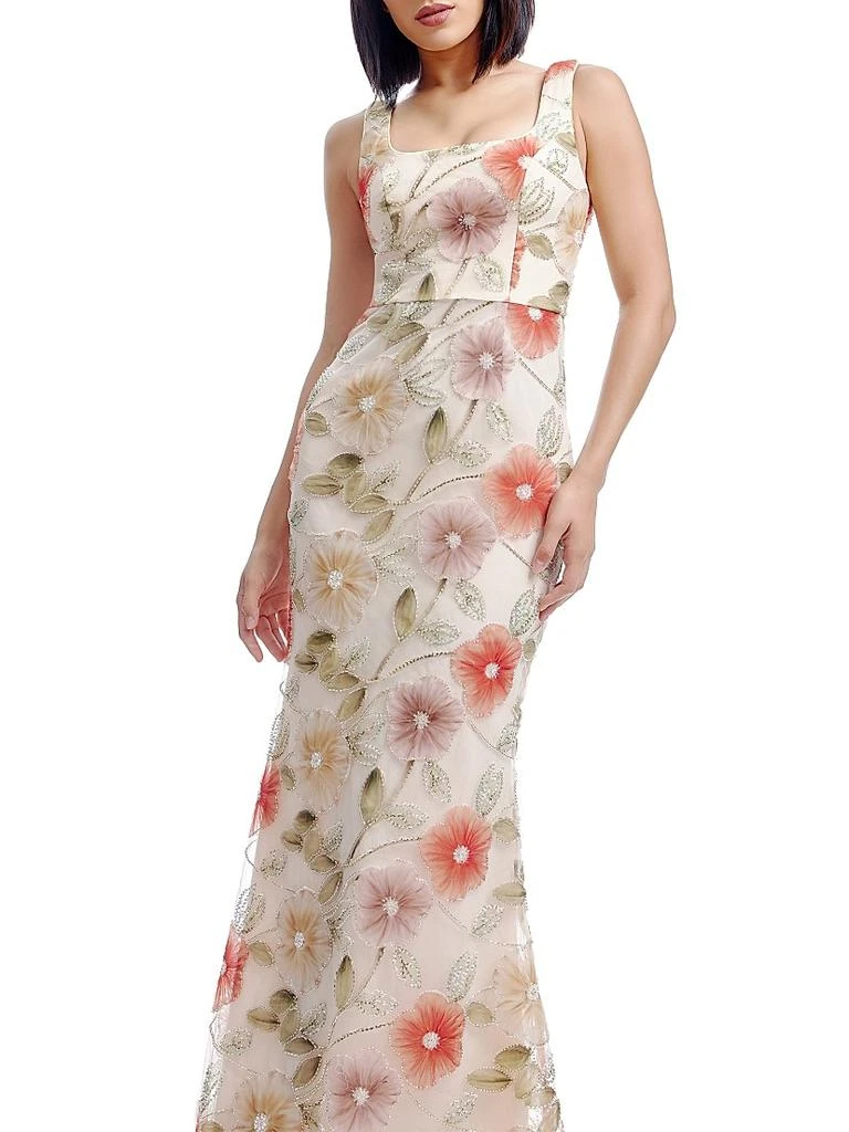 Dress The Population Tyra Embellished Floral Sleeveless Mermaid Gown - Dresses & Skirts - Free Shipping - BeyondStyle Dress The Population Tyra Embellished Floral Sleeveless Mermaid Gown - Dresses & Skirts - Free Shipping - BeyondStyle