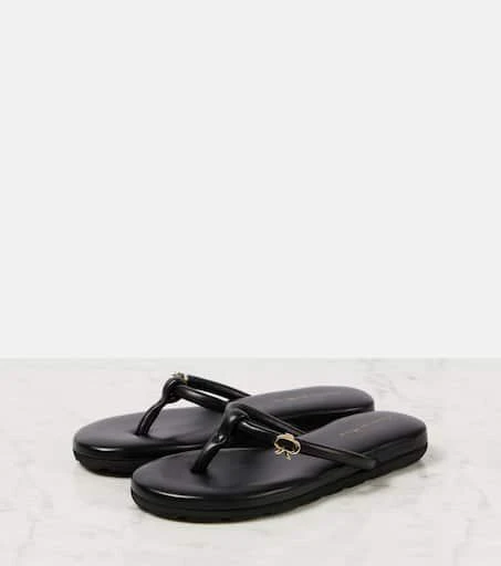 Gianvito Rossi Juno leather thong sandals 4