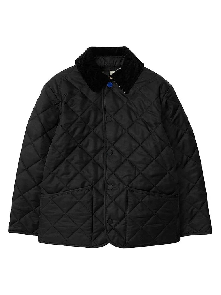 Burberry Little Boy's &amp; Boy's Corduroy-Trimmed Quilted Jacket 1