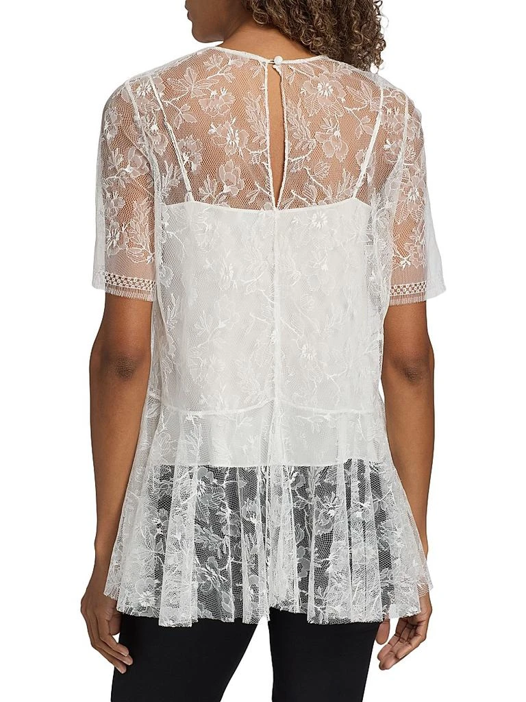 ADAM LIPPES Dido Chantilly Lace Top 5
