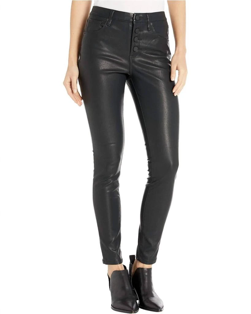 Blank NYC Great Jones Faux Leather Skinny Pants In Daddy Soda 1