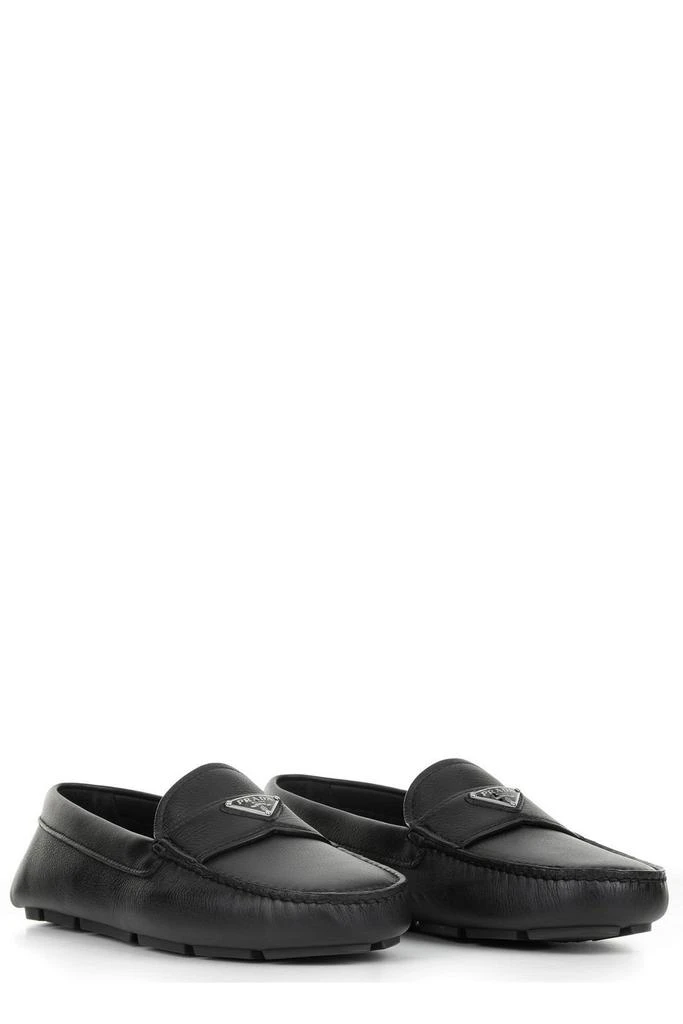 Prada Prada Logo Plaque Slip-On Loafers 2