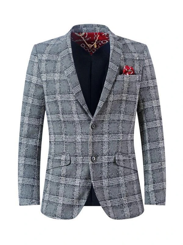 Elie Balleh Slim Fit Plaid Sport Coat 1