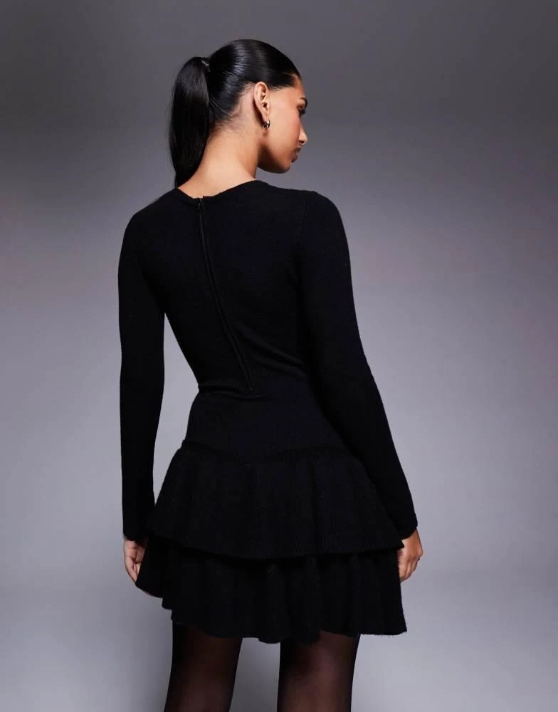 classy long dresses with sleeves Gia Chic A-Line Pleated Long Sleeves Satin Formal Dresses, Olive Green