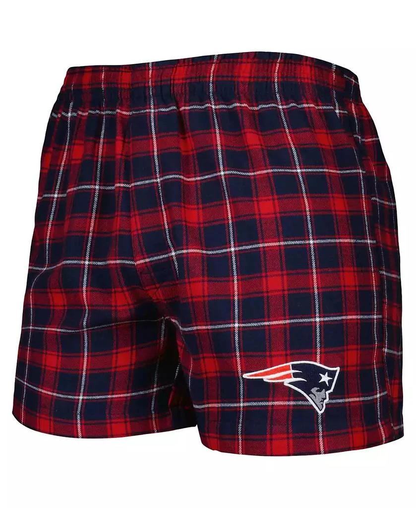Concepts Sport Men's Navy and Red New England Patriots Ledger Flannel Boxers 3