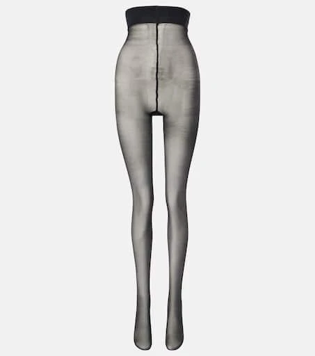 Yves Saint Laurent Crystal-embellished tights 1