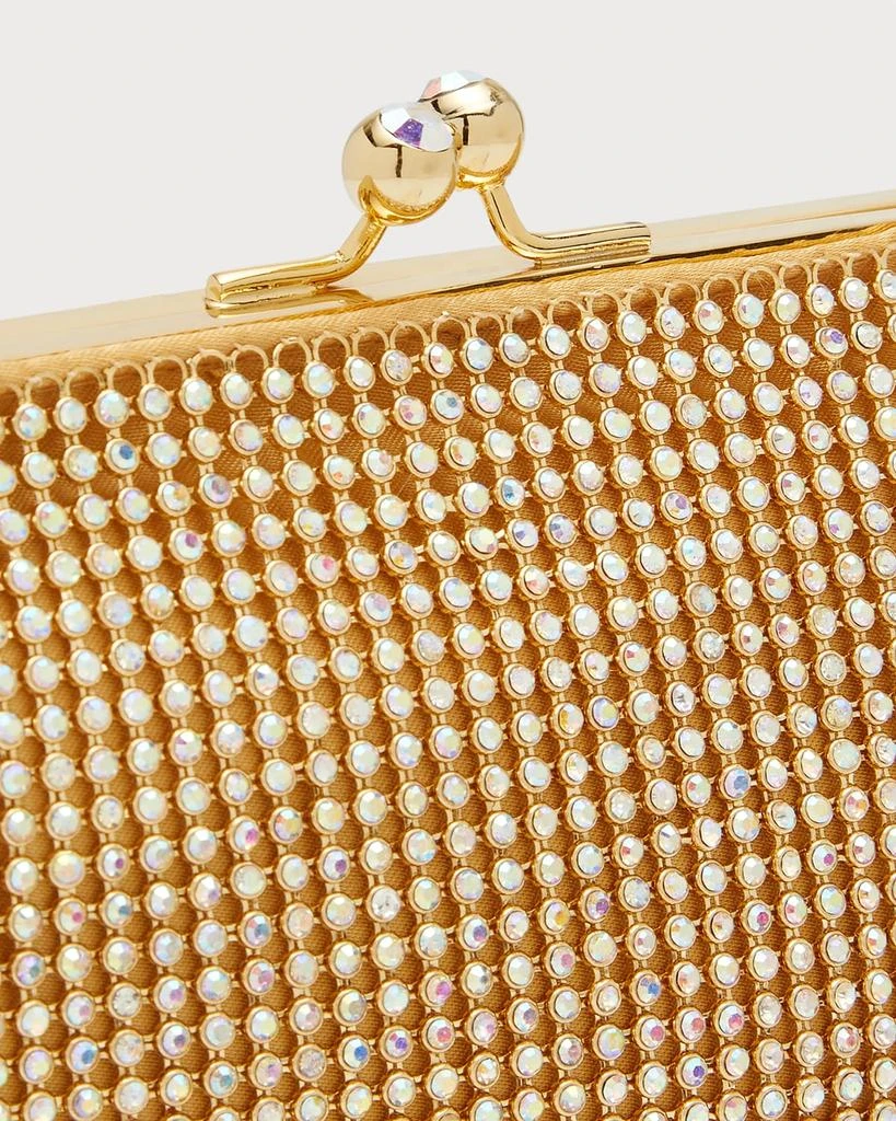 Whiting 
Davis Dimple Crystal Mesh Clutch Bag 5