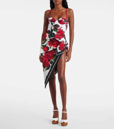 Dolce 
Gabbana Floral cotton beach cover-up 2