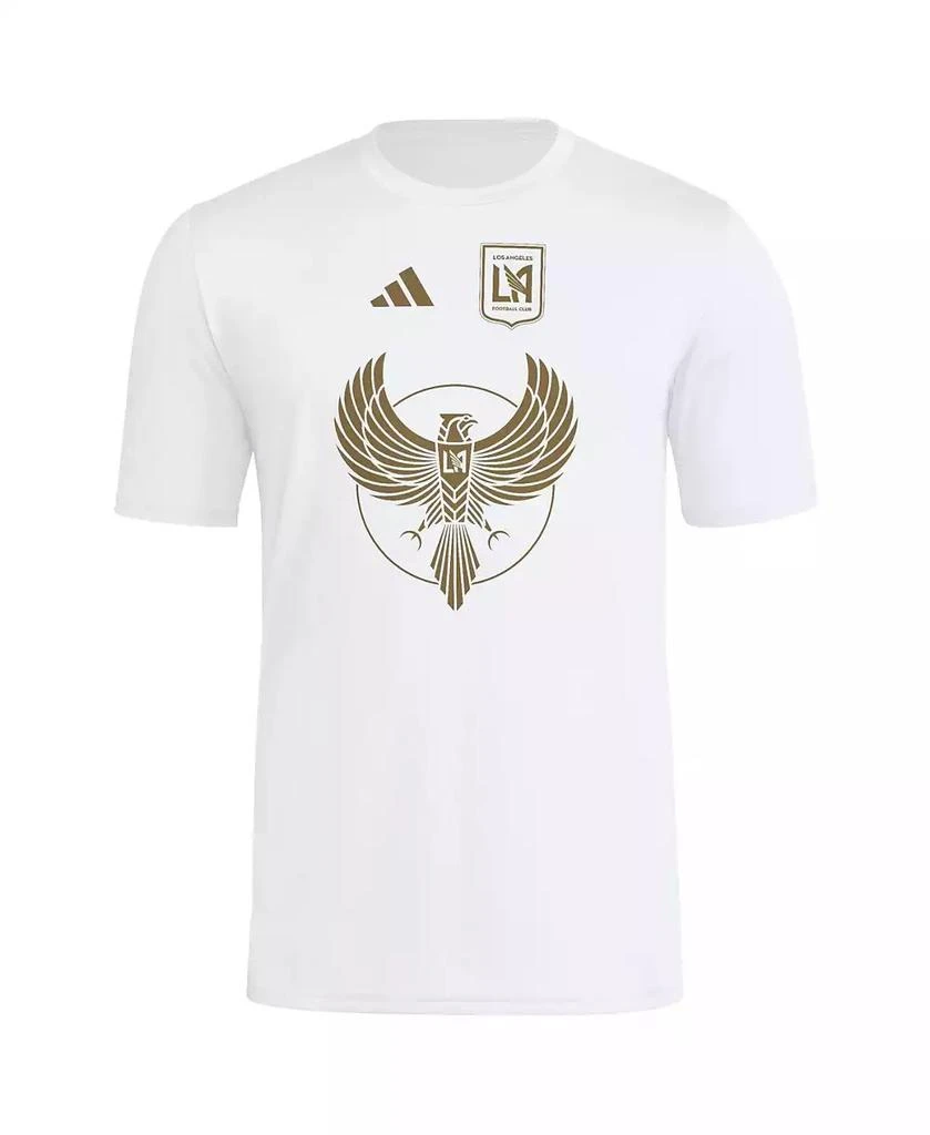 Adidas Men's White LAFC 2025 Jersey Hook AEROREADY T-Shirt 2
