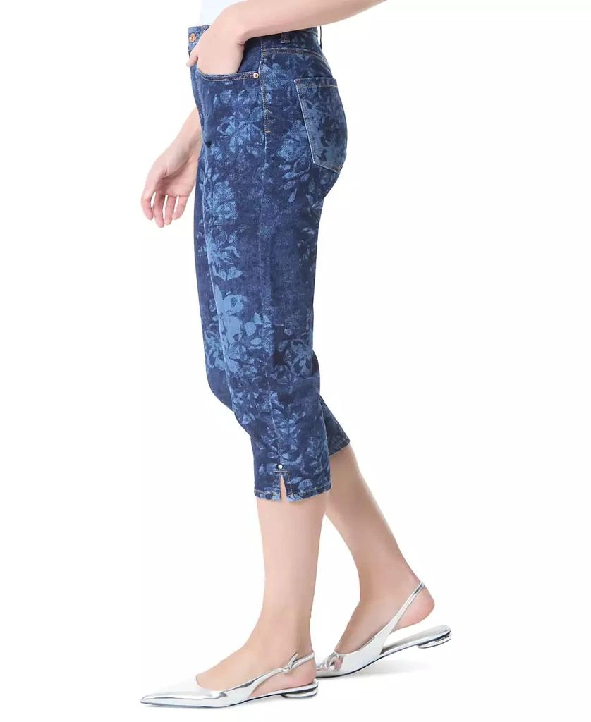 Gloria Vanderbilt Women's Amanda Printed Slit Capri Jeans 2