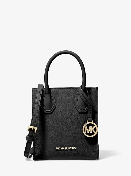 michael_kors Mercer Extra-Small Pebbled Leather Crossbody Bag