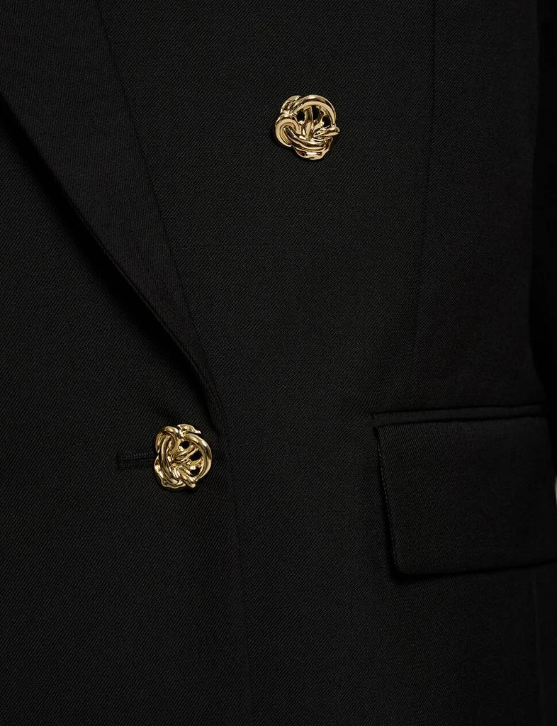 Pixie Market Oversized Wool-Twill Gold-Button Blazer 3