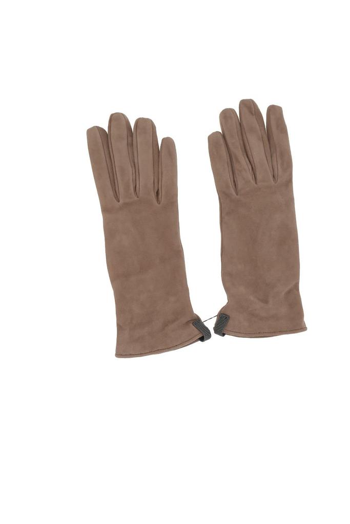 Brunello Cucinelli Brunello Cucinelli Monili Embellished Gloves