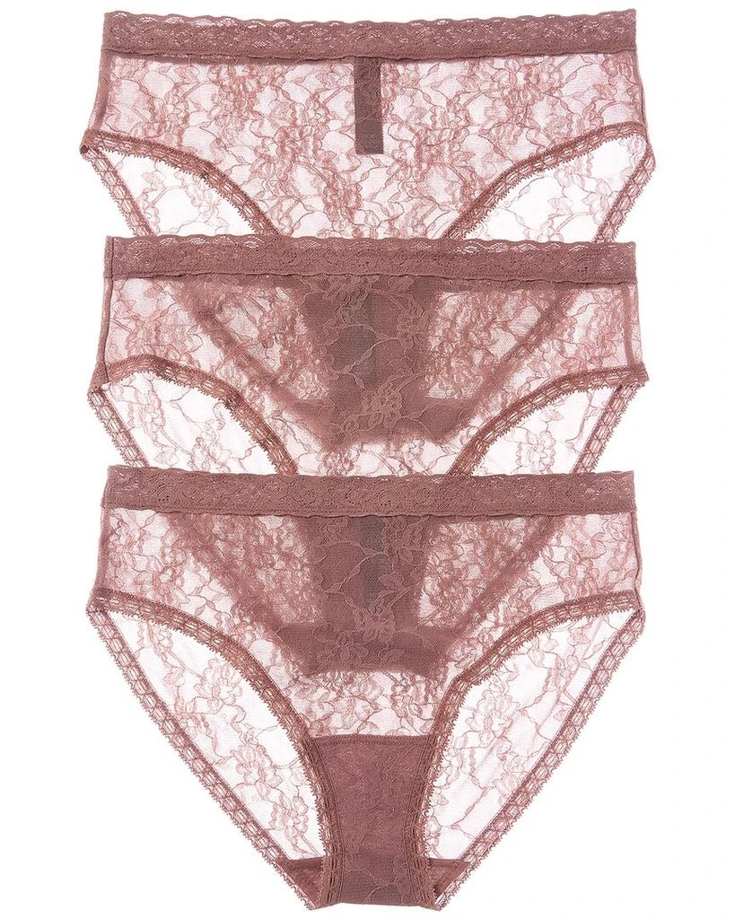Natori 3pk Bliss Allure Lace Girl Brief